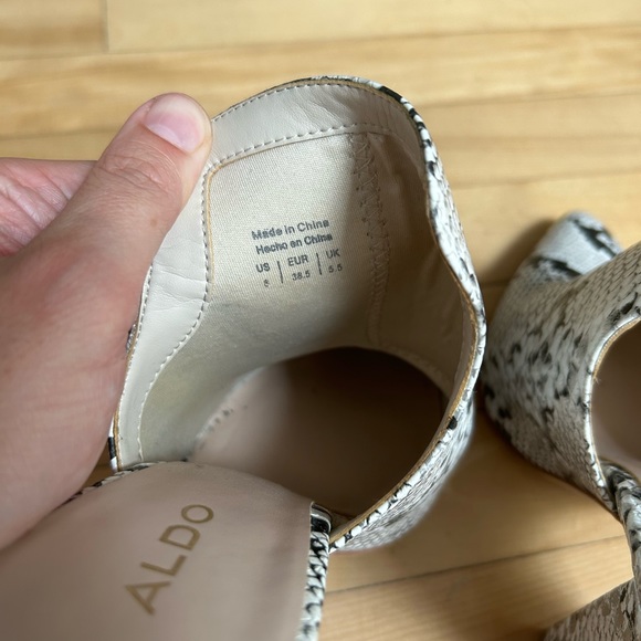 Aldo Faux Snakeskin Booties - Picture 4 of 5